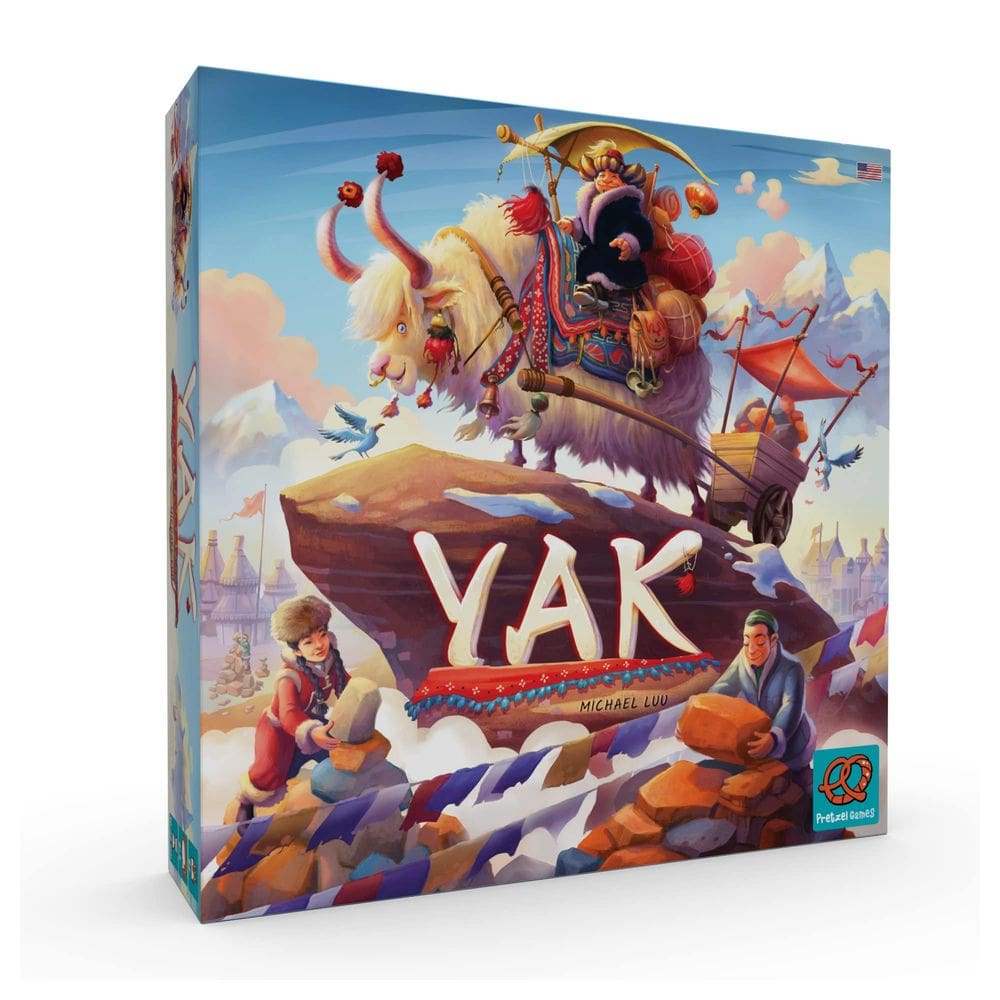 Jogo de tabuleiro Pretzel Games Yak Strategy 2-4 jogadores com mais de 8 anos