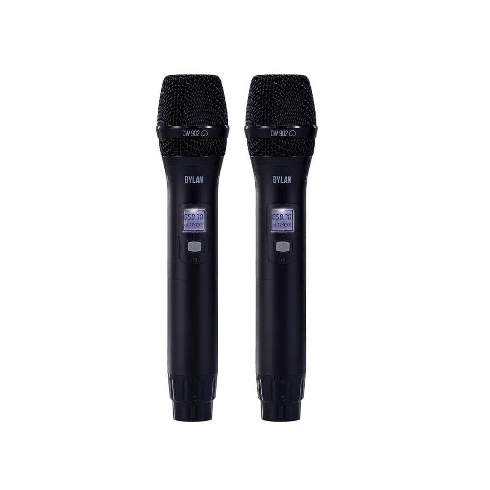 Microfone Sem Fio Duplo Dylan DW-902 Power