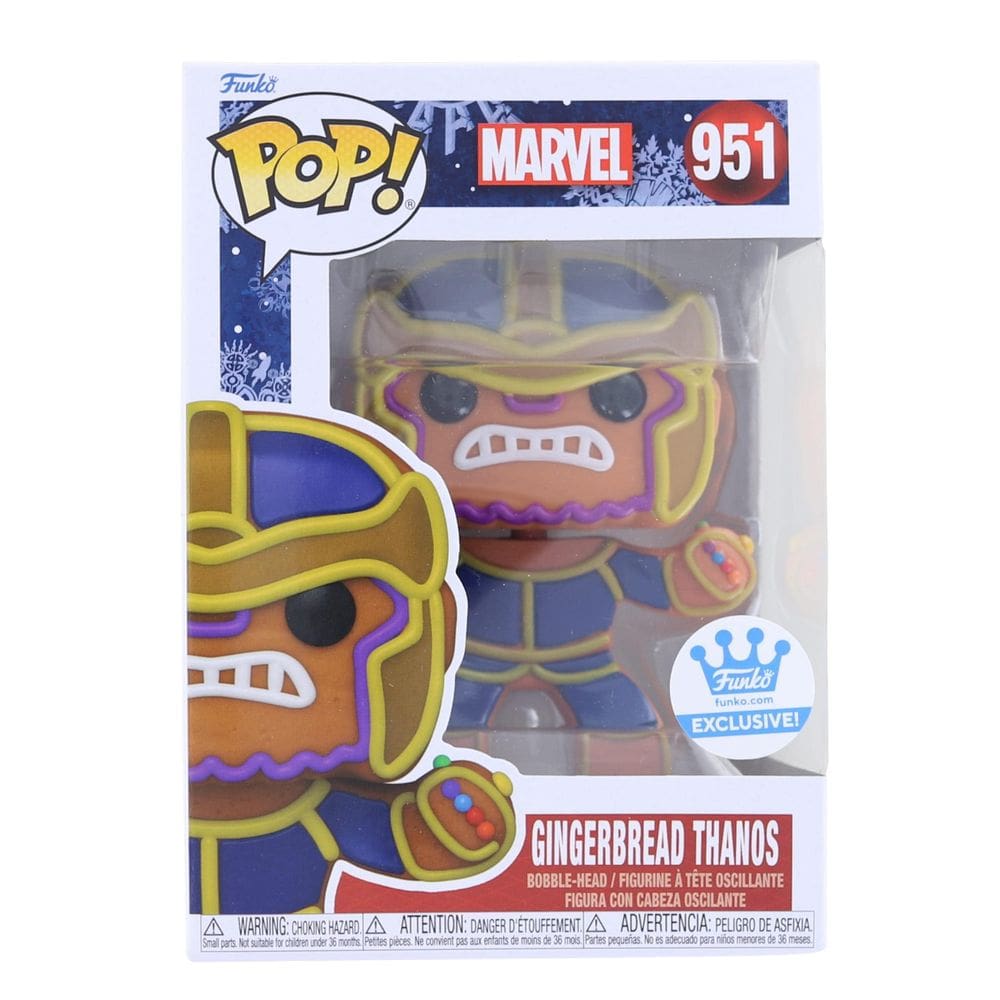 Boneco de ação Funko POP! Marvel Gingerbread Thanos #1001