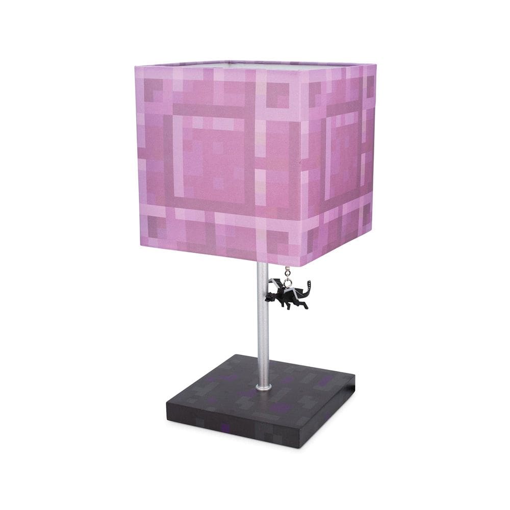 Candeeiro de mesa Minecraft Nether Portal com Ender Dragon Pull