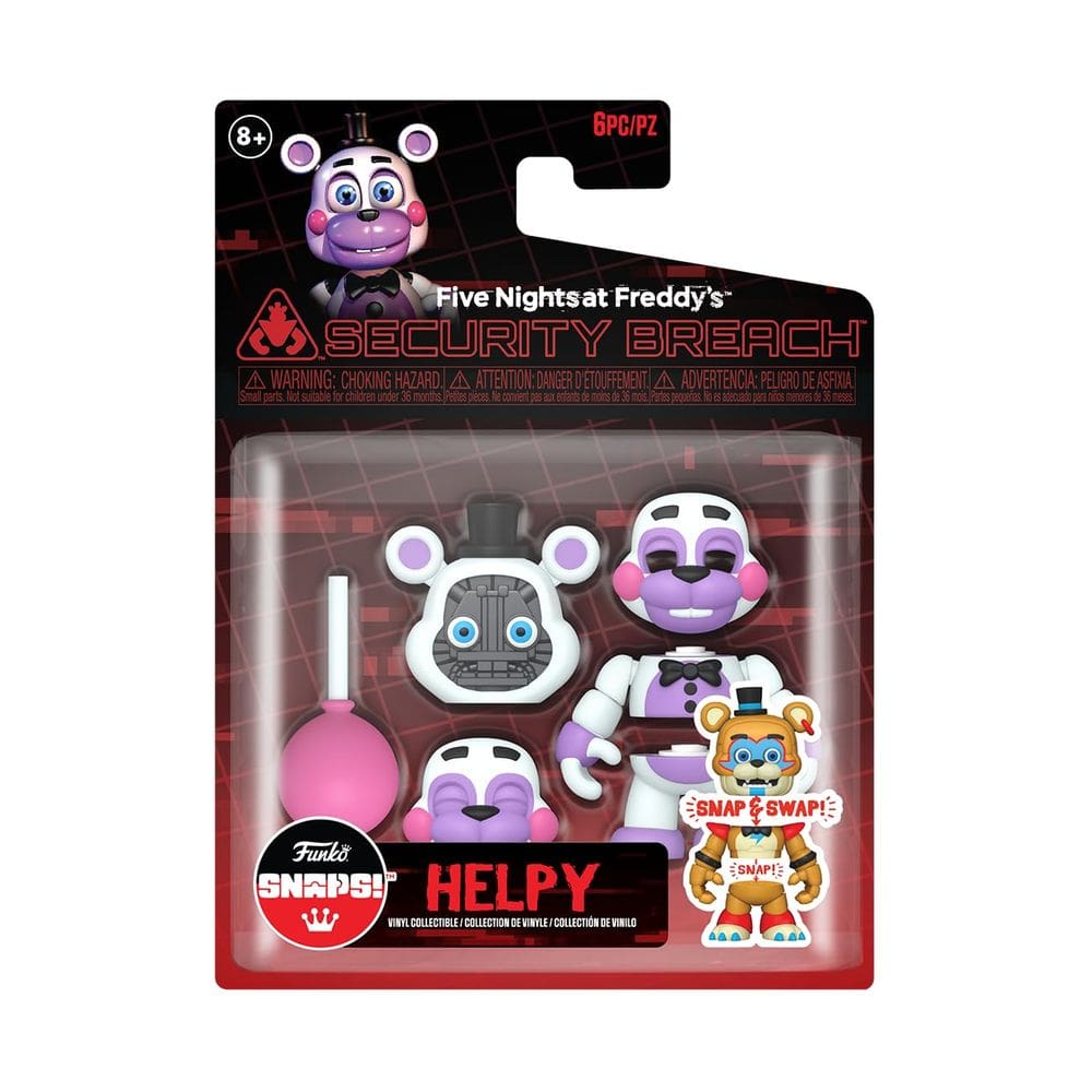 Conjunto de jogos Funko Snaps! Cinco noites no Freddy`s Helpy
