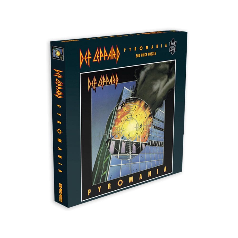 Quebra-cabeça RockSaws Def Leppard Pyromania 500 peças