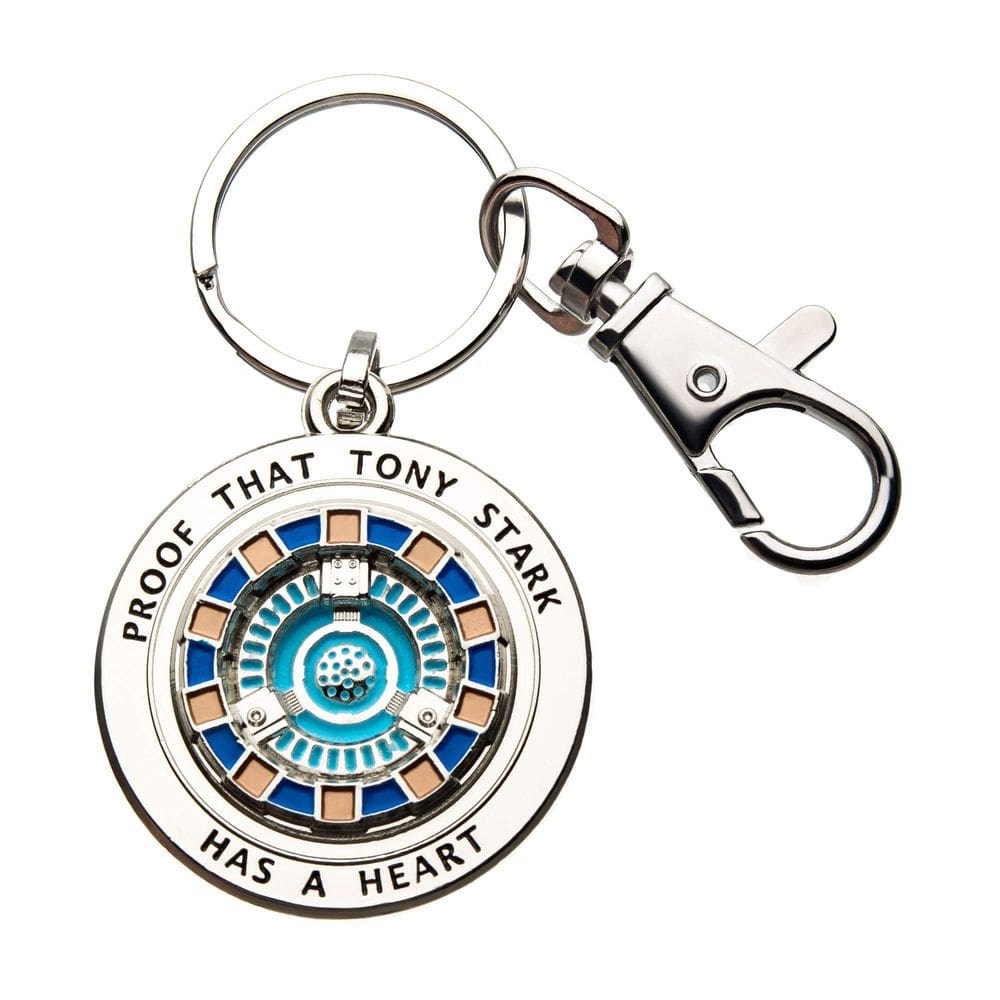 Chaveiro Marvel Iron Man Icons Tony Has A Heart 3D Metal