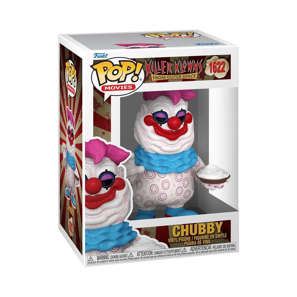 Boneco de ação Funko Pop! Filmes Killer Klowns Chubby 11cm