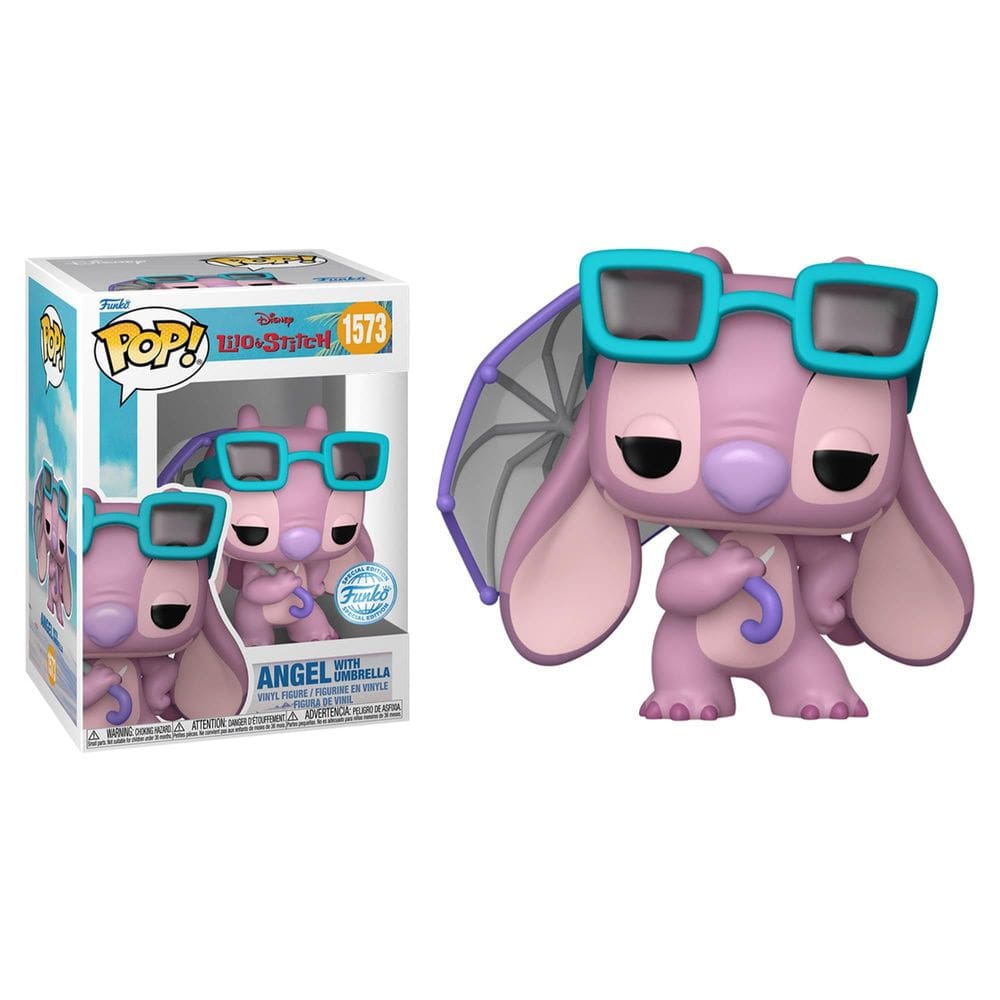 Funko Disney Pop! Série Specialty Angel com guarda-chuva