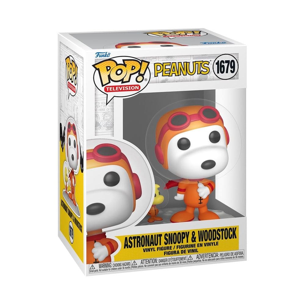 Boneco de vinil Funko Pop Animation Peanuts Astronaut Snoopy