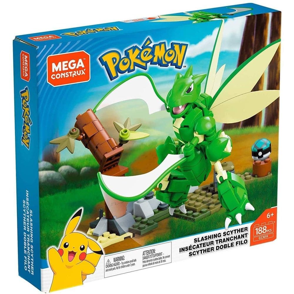 Conjunto de construção Mega Construx Pokemon Slashing Scyther