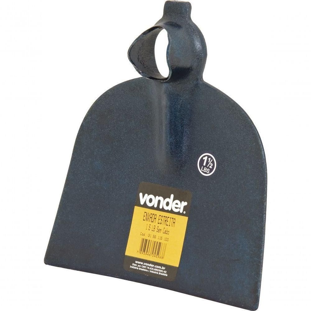 Enxadão Estreita 245x230mm S- Cabo Olhal 38mm Redondo Vonder