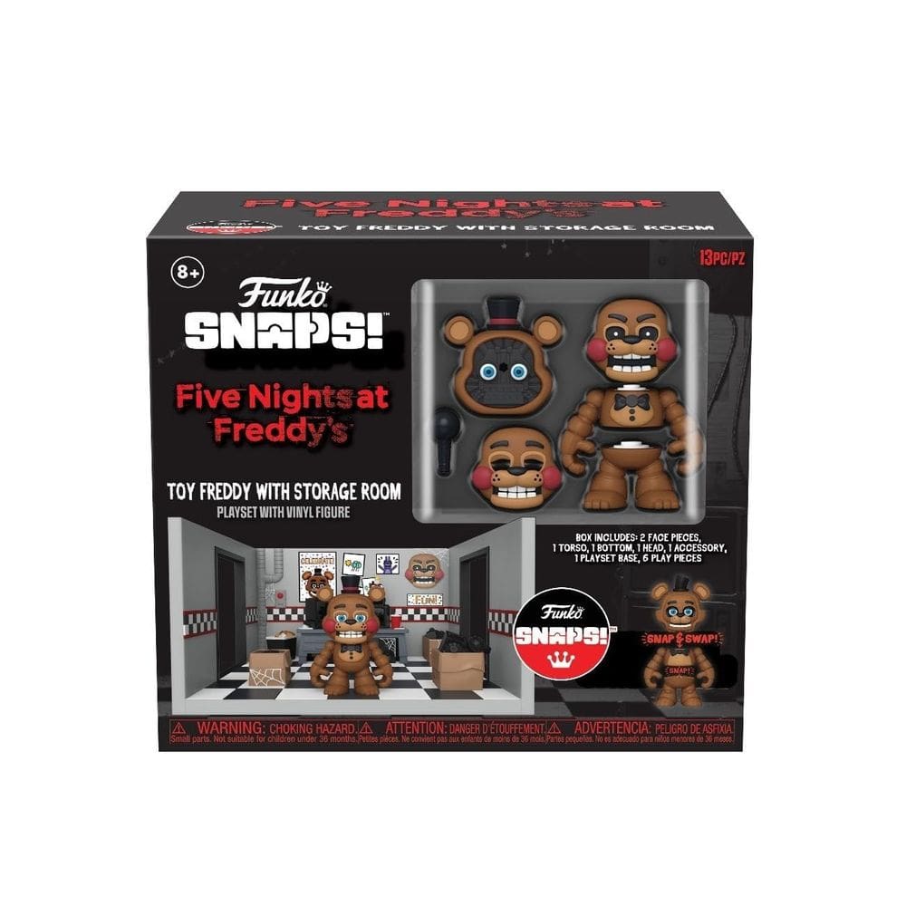 Conjunto de jogos Funko Snaps! Cinco noites no Freddy`s Toy Freddy