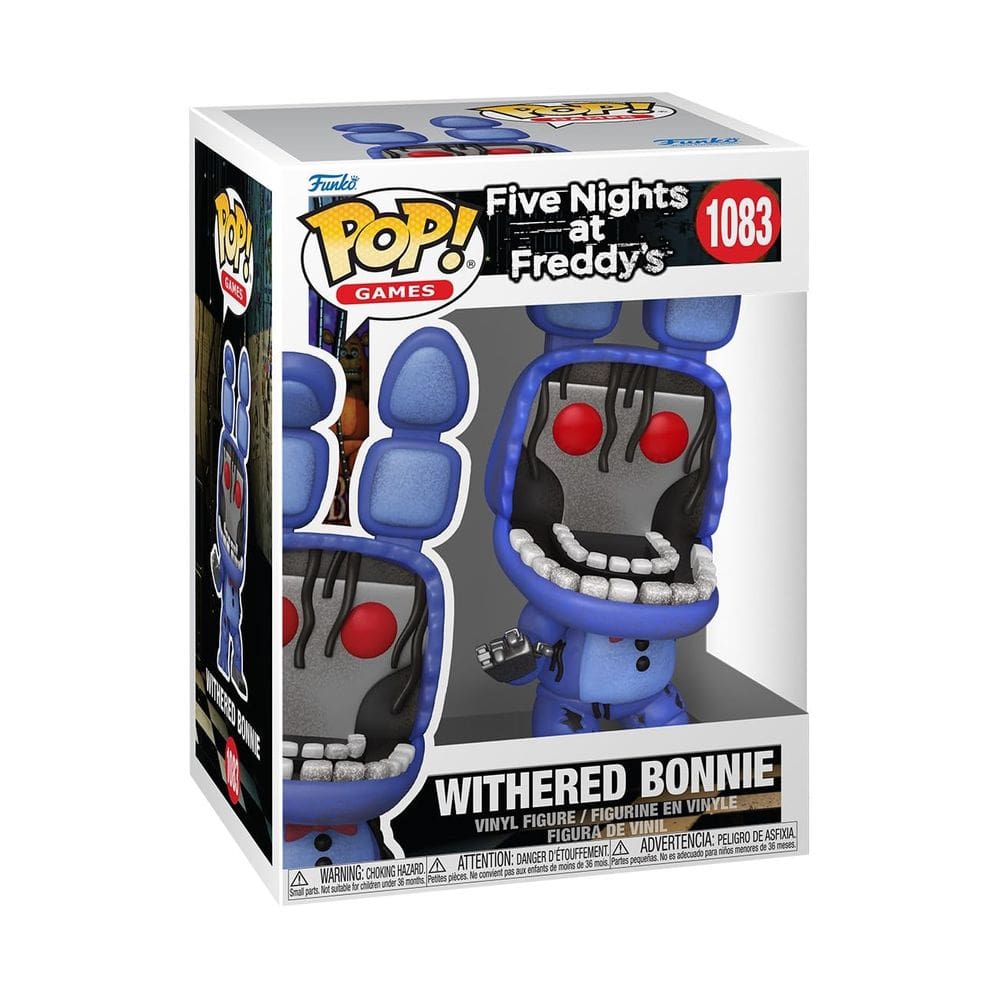 Boneco de ação Funko Pop! Jogos Five Nights at Freddy`s Withered Bonnie 13,2 cm