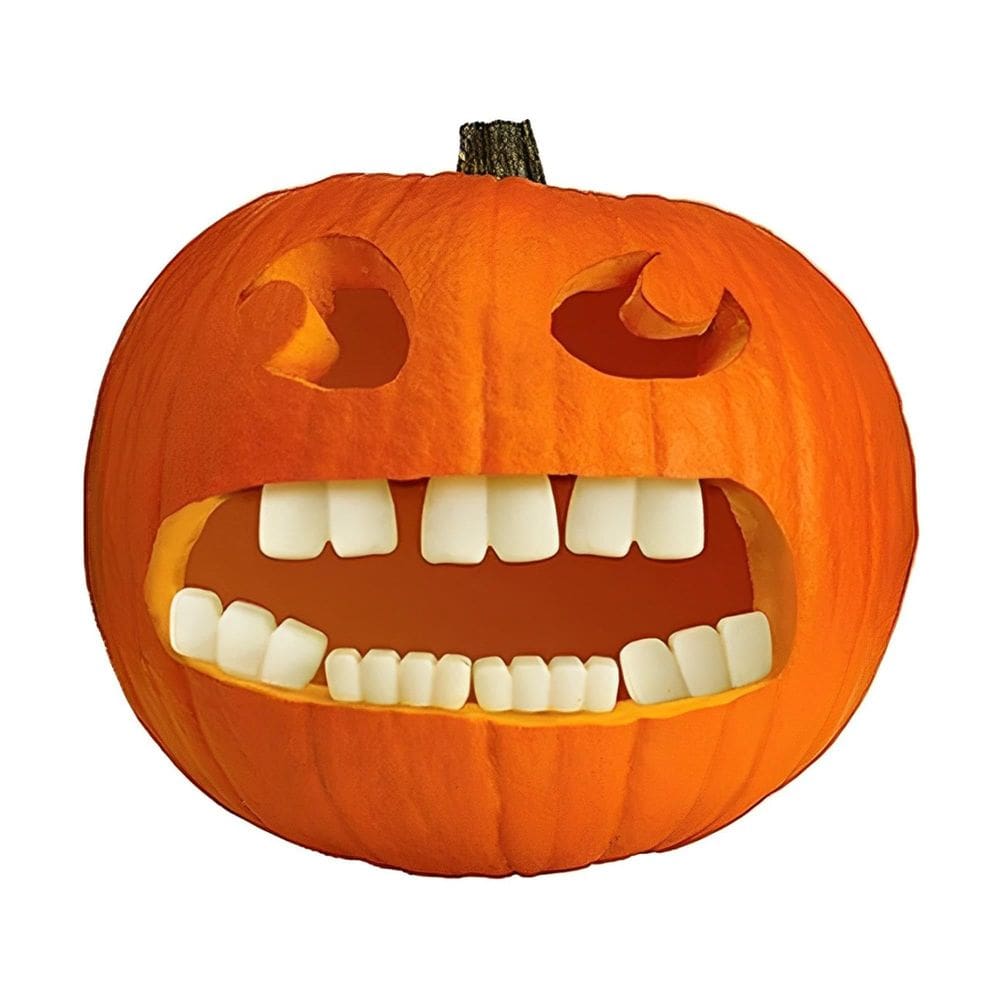 Kit de acessórios de abóbora de Halloween Fun World Buck Teeth
