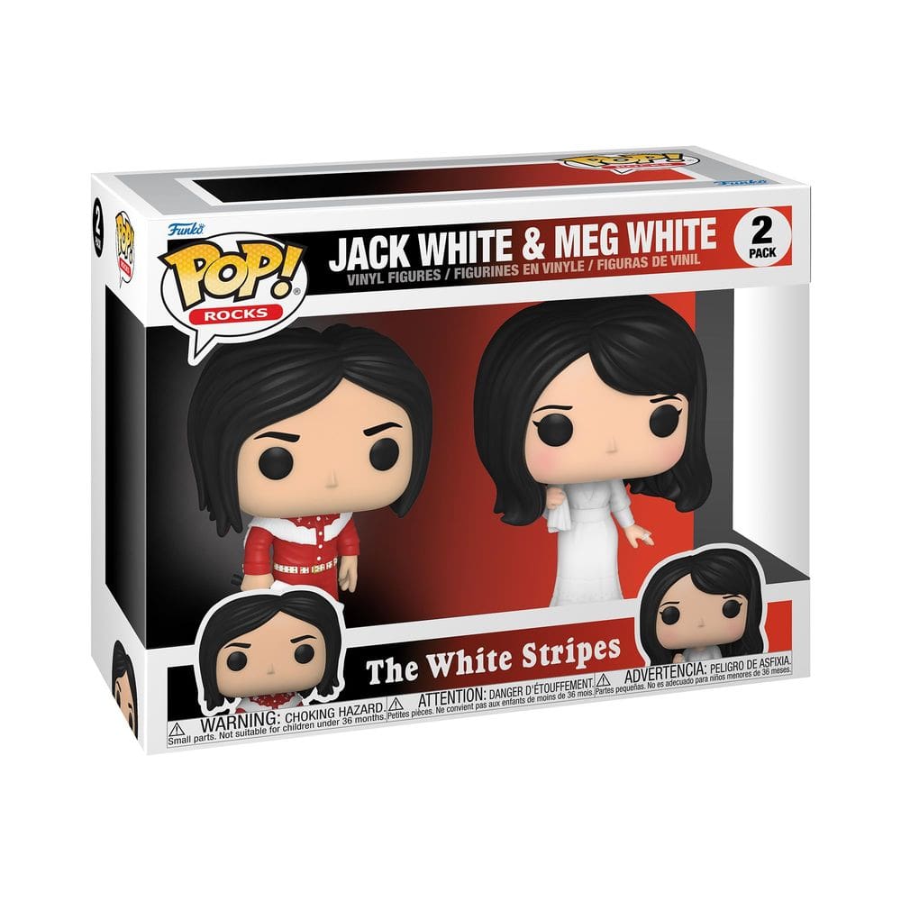 Funko Pop! Pacote com 2 Rocks The White Stripes