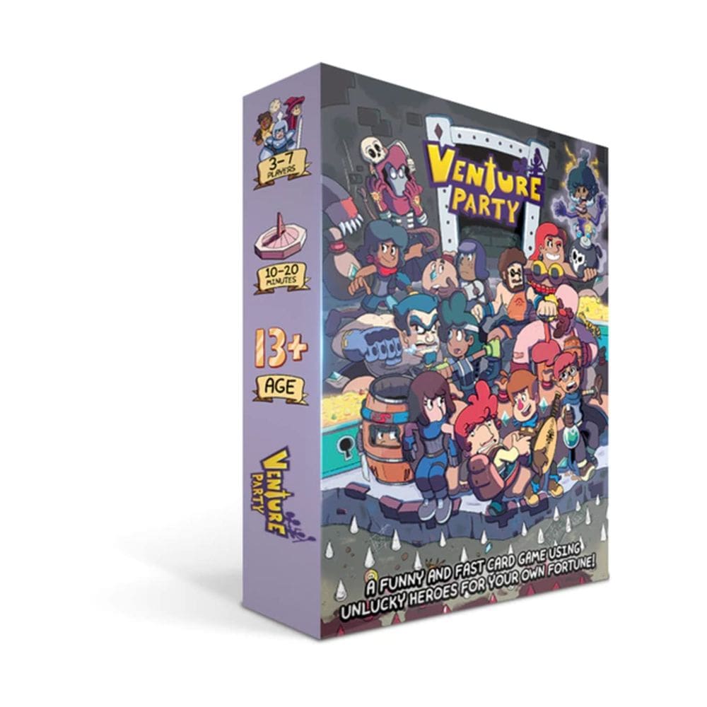 Jogo de cartas Golden Bell Studios Venture Party Unlucky Heroes