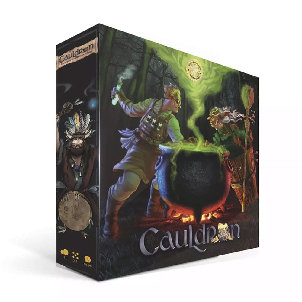 Jogo de tabuleiro Golden Bell Studios Cauldron 2-5 jogadores com mais de 10 anos