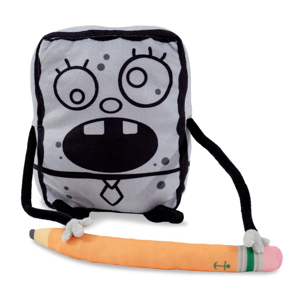 Brinquedo de pelúcia Nickelodeon Bob Esponja Calça Quadrada DoodleBob 25cm