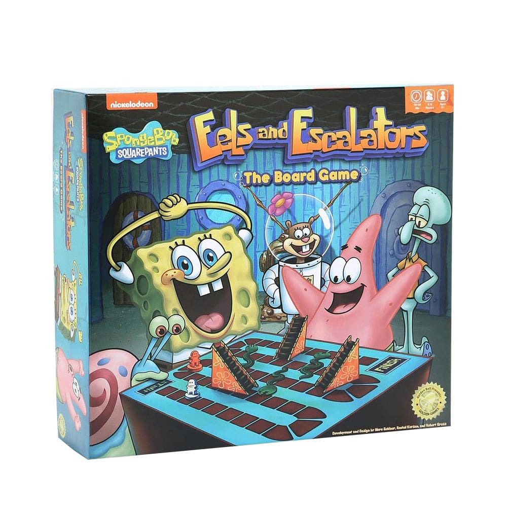 Jogo de Tabuleiro Golden Bell Studios Spongebob Eels Escalators