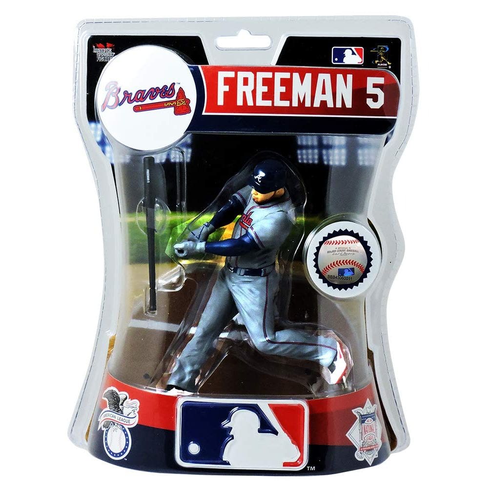 Figura de ação Imports Dragon MLB Atlanta Braves Freddie Freeman 15 cm