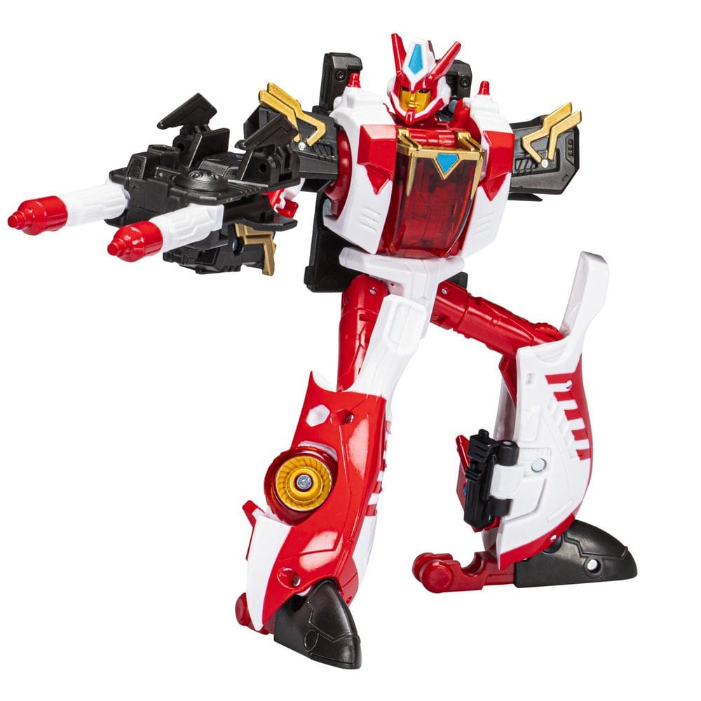 Boneco de ação Transformers Generations Legacy Voyager Class Velocitron Speedia 500 Coleção: Cybertron Universe Override 18
