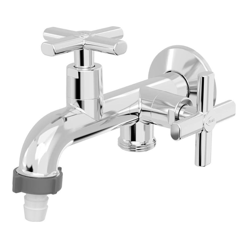 Torneira Plástica Blukit Lume 191562 Bancada Cromada