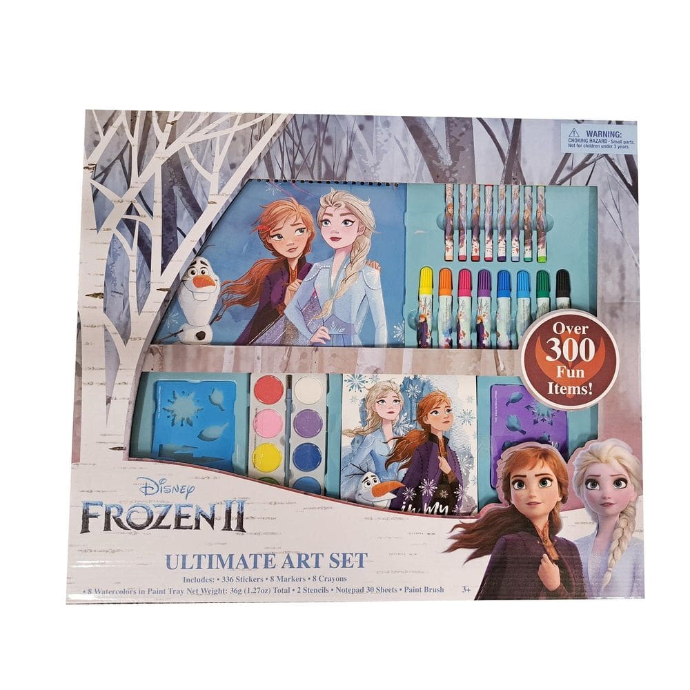 Conjunto de arte e atividades com designs inovadores Disney Frozen 300+ Itens