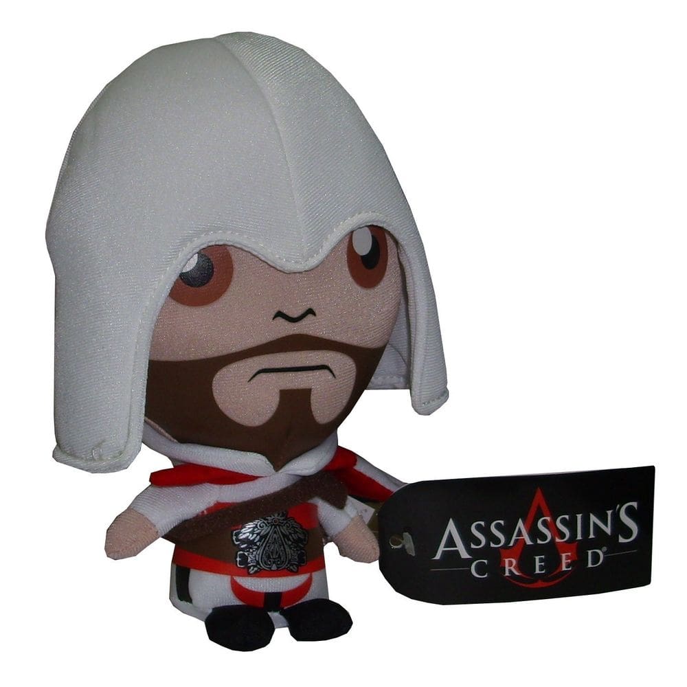 Brinquedo de pelúcia Assassin`s Creed Brotherhood Ezio 15 cm branco