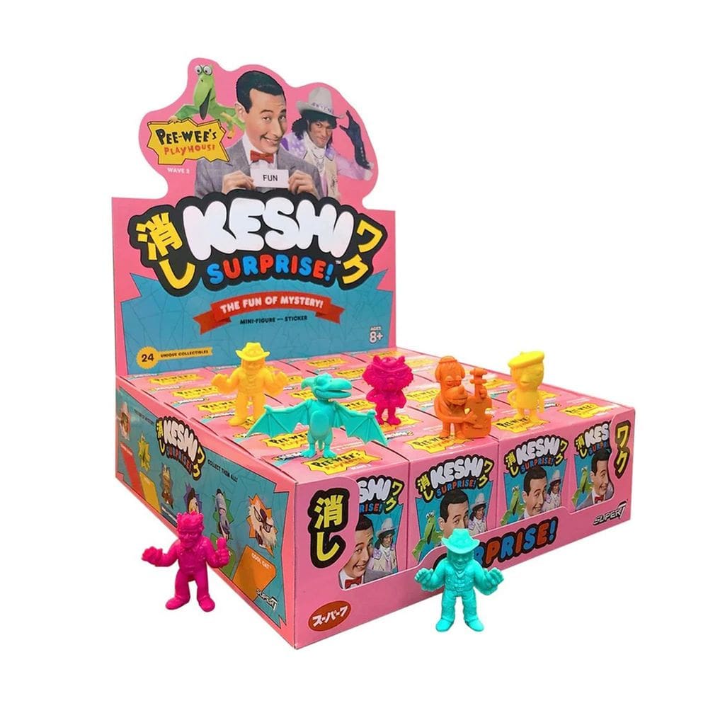 Sortimento Figure Super7 Pee-Wee`s Playhouse Keshi Wave 2