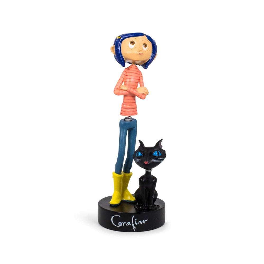 Figura Surreal Entertainment Coraline com gato de 16,5 cm de altura