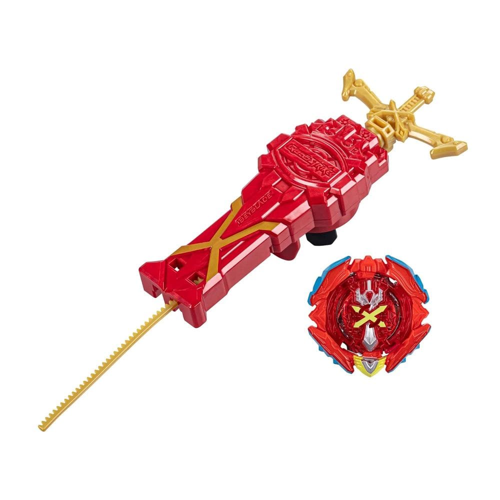 Pacote de lançadores Beyblade Burst XCALIUS Power Speed Hasbro