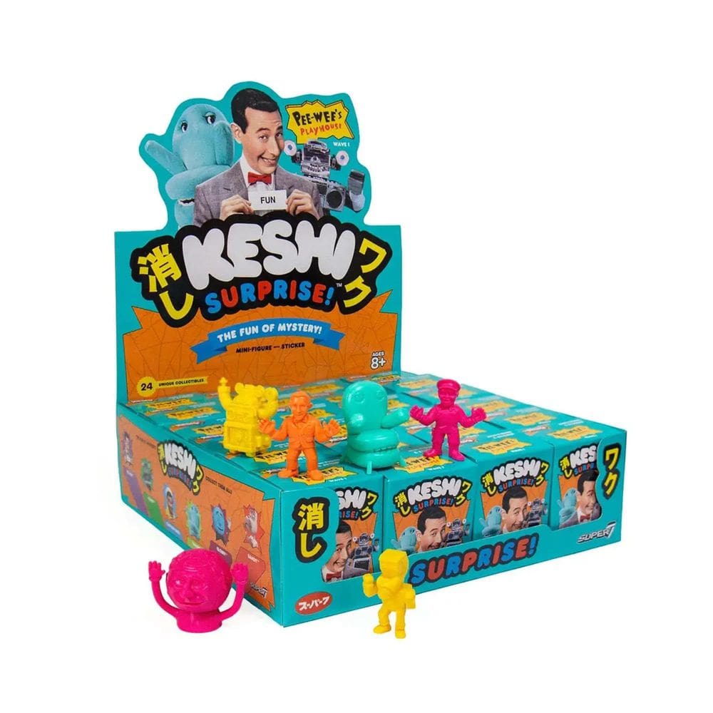Sortimento Figure Super7 Pee-Wee`s Playhouse Keshi Wave 1