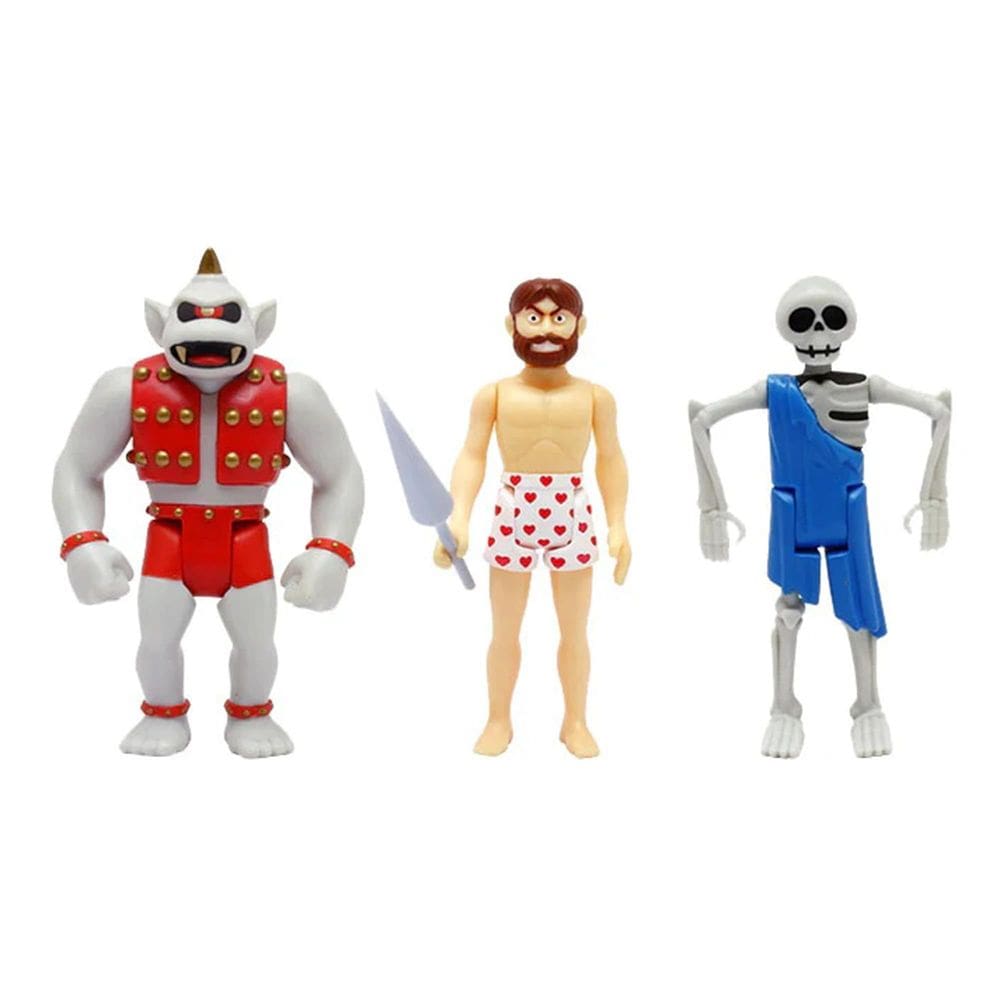 Action Figure Super7 Reaction GNG, pacote com 3 unidades B
