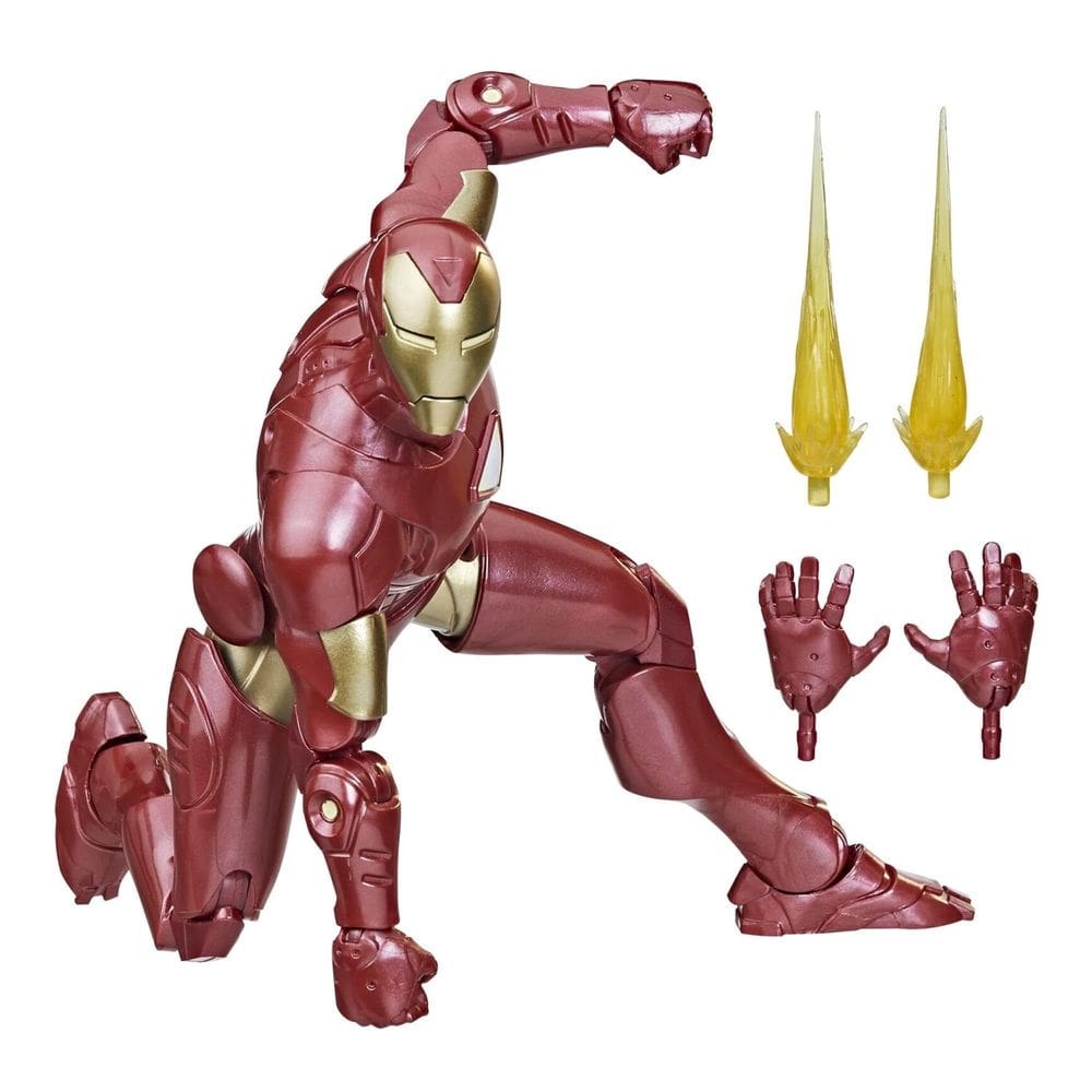 Boneco de ação da série Marvel Legends Iron Man Extremis