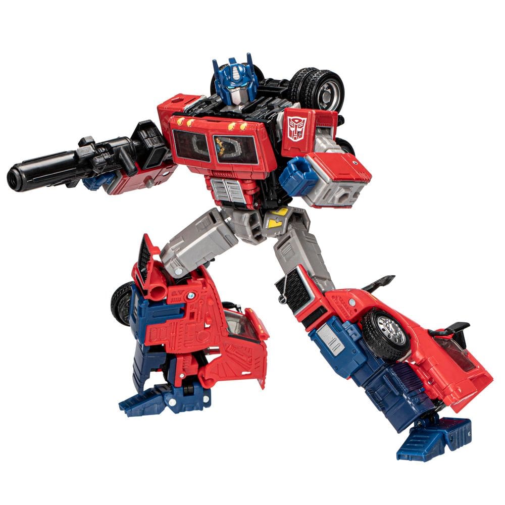 Boneco de ação Transformers Generations Leader Volvo VNR 300