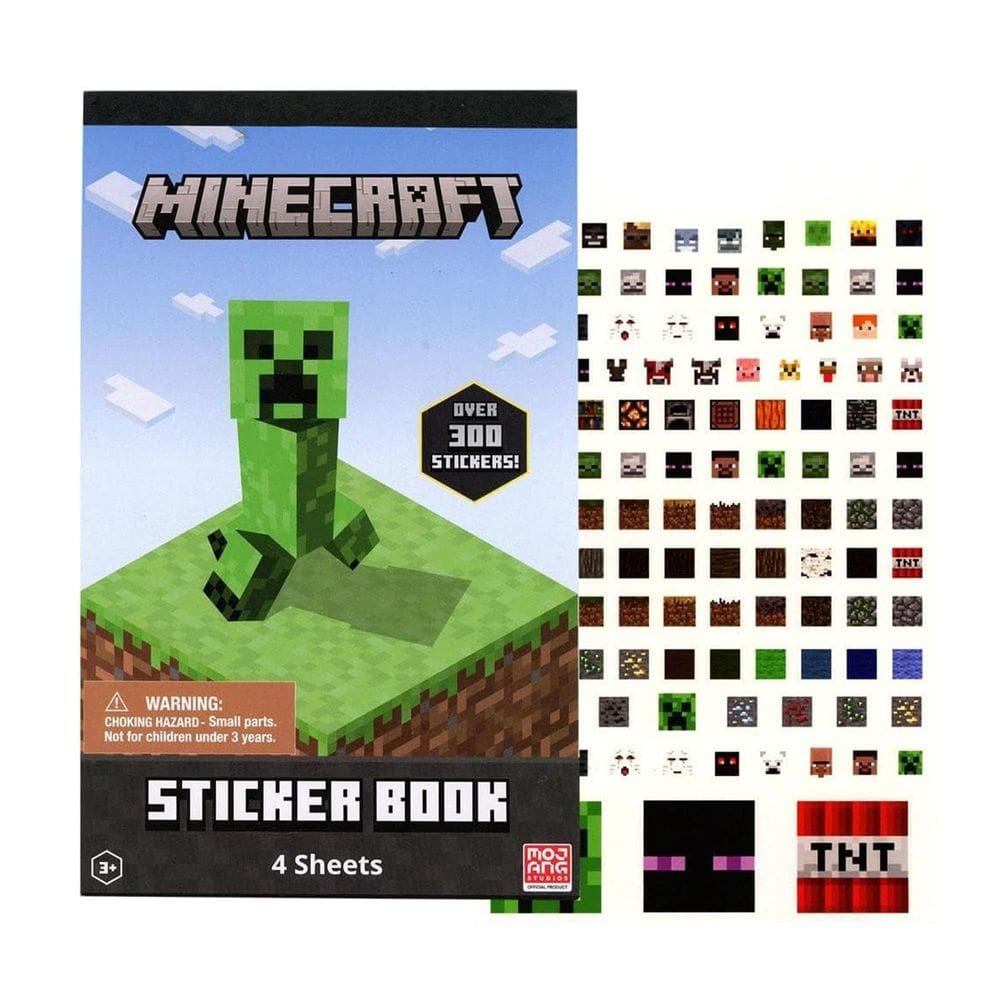 Bloco de adesivos Designs inovadores Adesivos Minecraft 300+