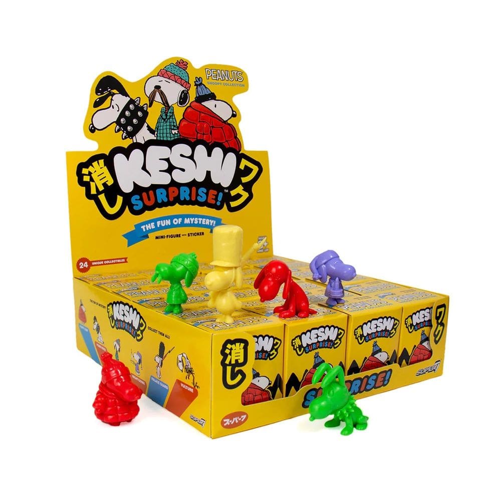 Sortimento Keshi Surprise Figures Super7 Peanuts Snoopy