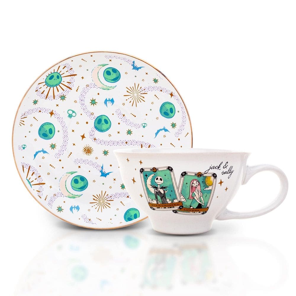 Conjunto de festa de chá Silver Buffalo Disney Nightmare Before Christmas