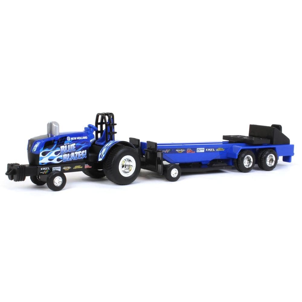 Miniatura Set New Holland 1:64 Pulling Trator com Trenó Ertl