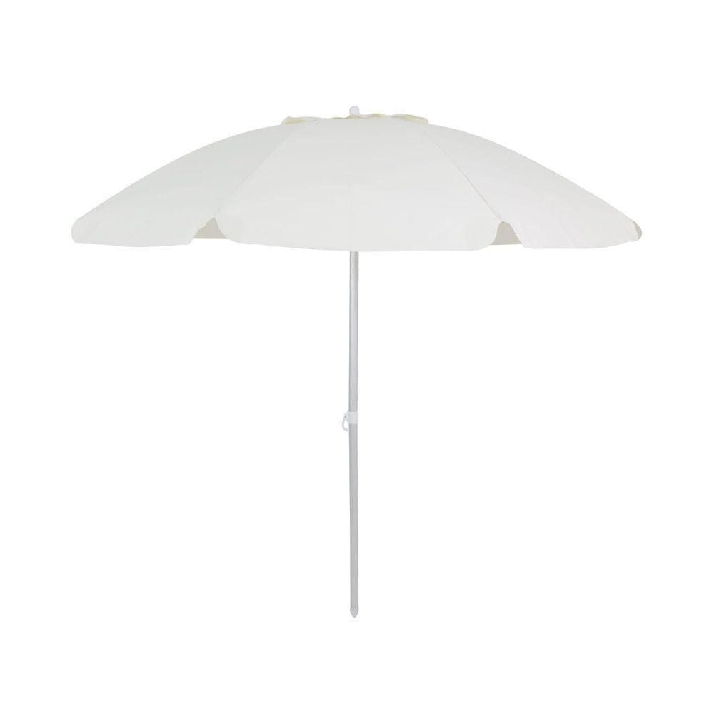 Guarda-sol Bagum Articulado Vareta Fibra 2,0 M Branco
