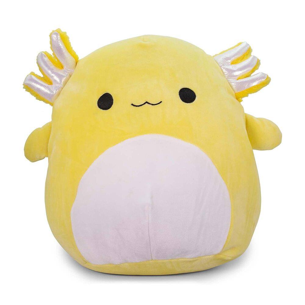 Almofada de pelúcia Squishmallow Treyton Axoltl Yellow 30cm