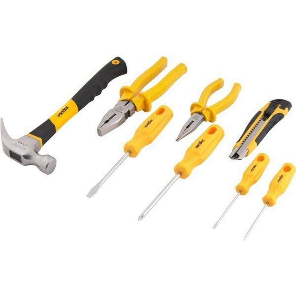 Jogo De Ferramentas Com 8 Peças Kf080 Vonder
