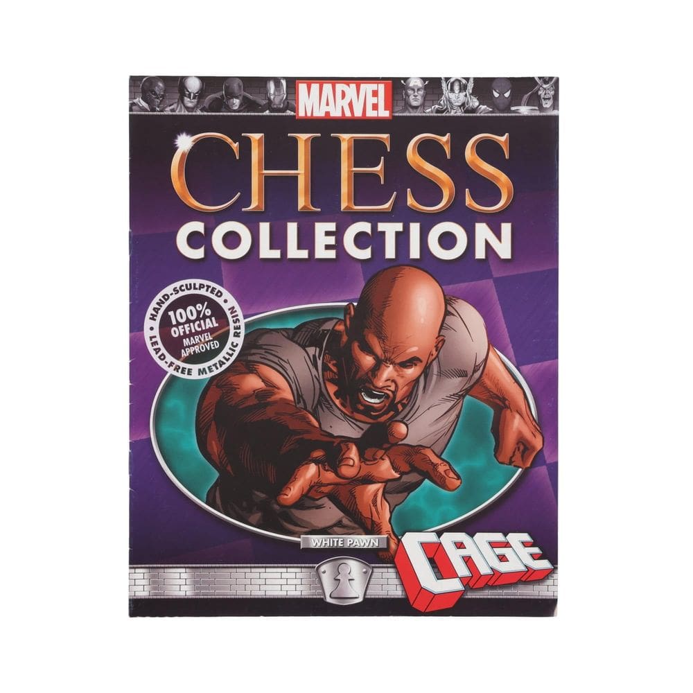 Coleção Magazine Eaglemoss Marvel Chess #10 Luke Cage