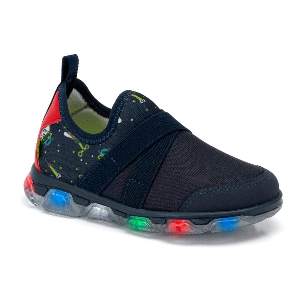 Tênis Infantil Com Led Klin Ref:353002 23/28