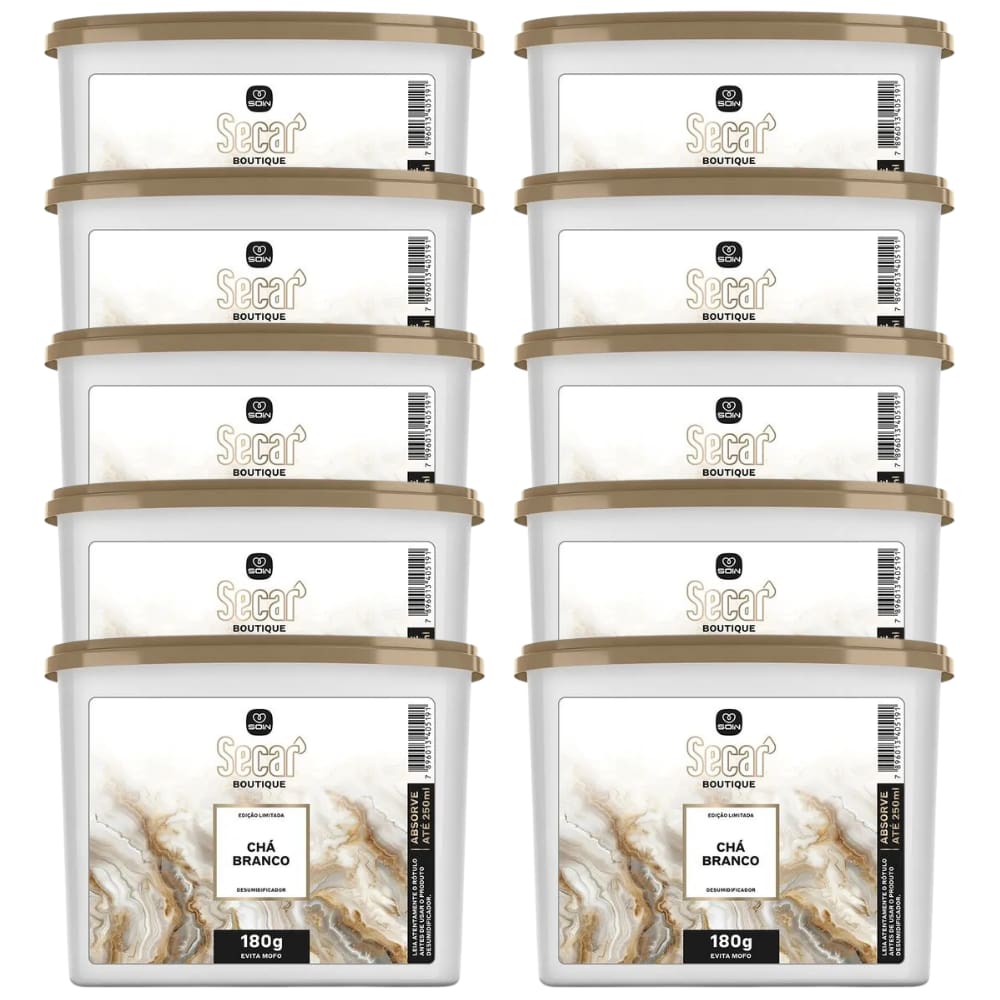 Evita Mofo Armário Gavetas Chá Branco 180G 10 Peças