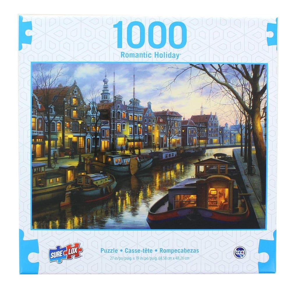 Puzzle Sure-Lox Romantic Holiday 1000 Pieces Canal Life