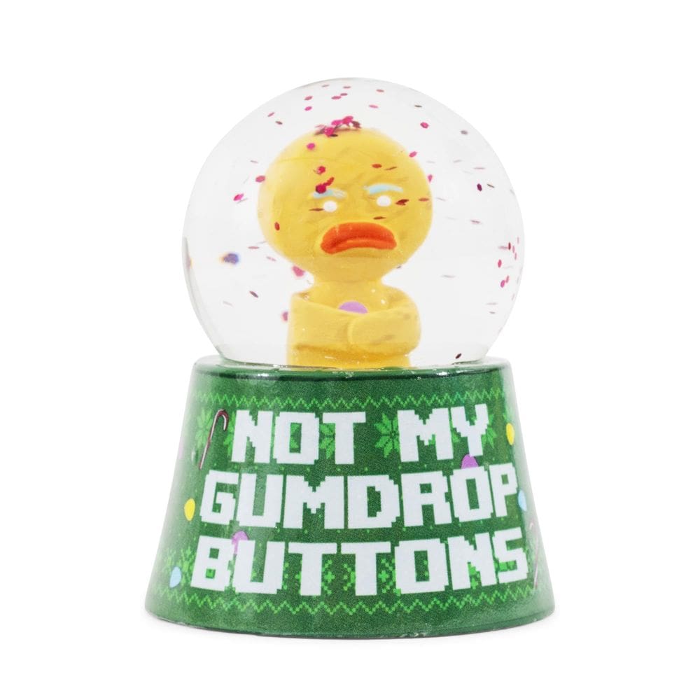 Mini globo de neve iluminado Shrek Gingy Not My Gumdrop Buttons