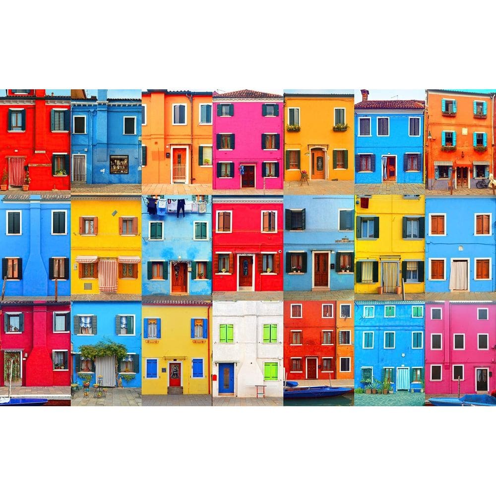 Quebra-cabeça Toynk Brilliant Burano Island Venice 1000 peças