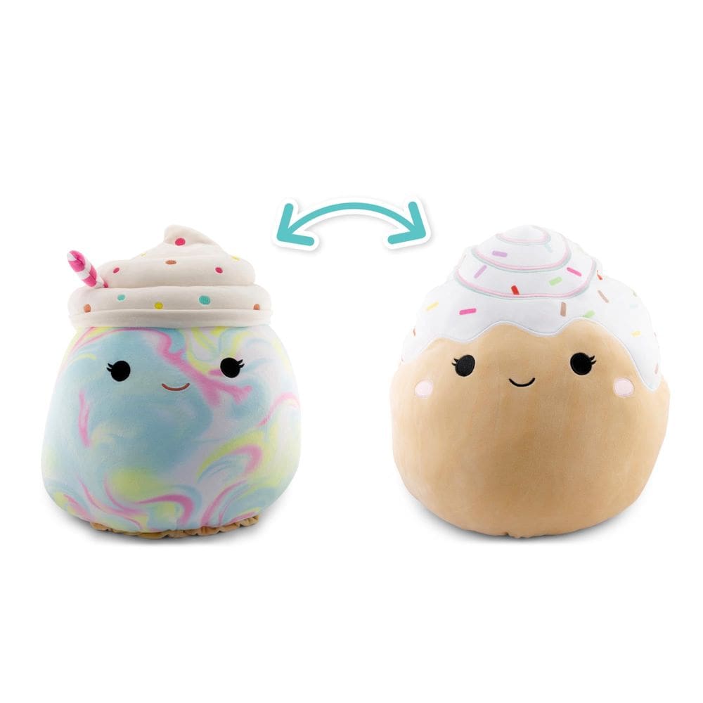 Squishmallows de pelúcia Flip-A-Mallow Kelen Milkshake & Rease