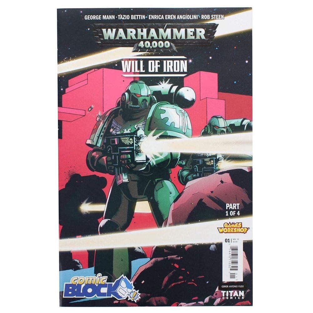 História em quadrinhos Warhammer 40K Will of Iron #1 Titan Comics