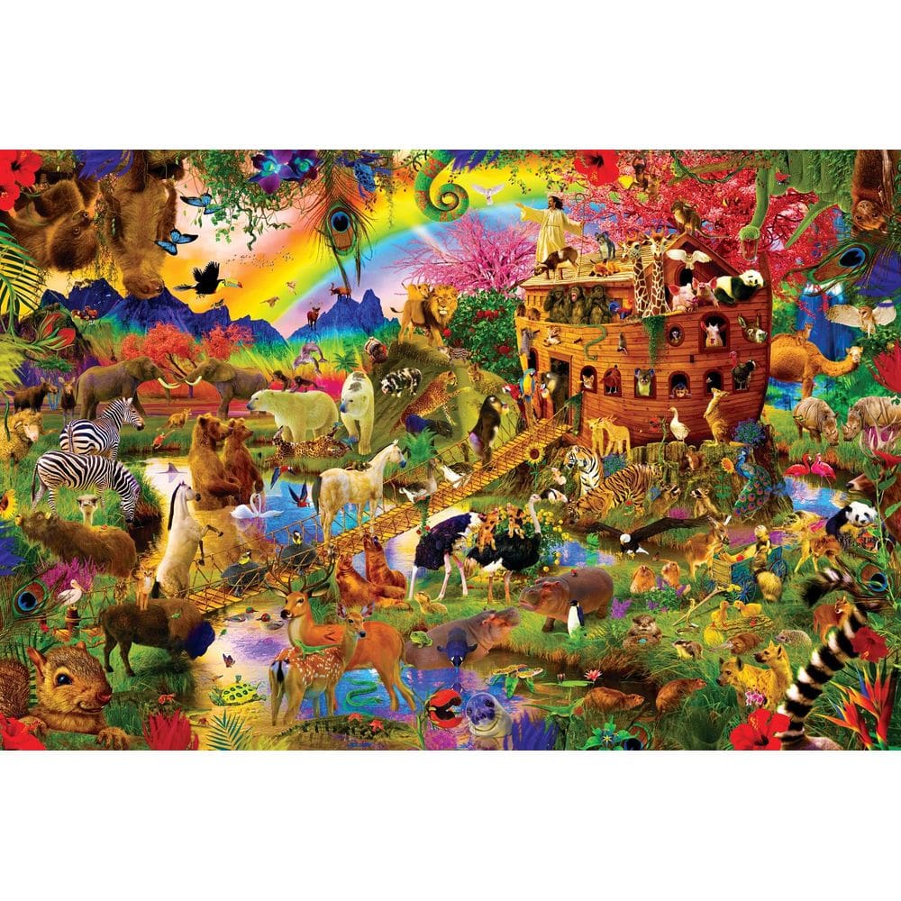 Quebra-cabeça Toynk Noah`s Ark Animal 1000 peças