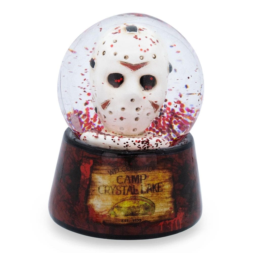 Snow Globe Silver Buffalo Friday The 13th Jason`s Mask