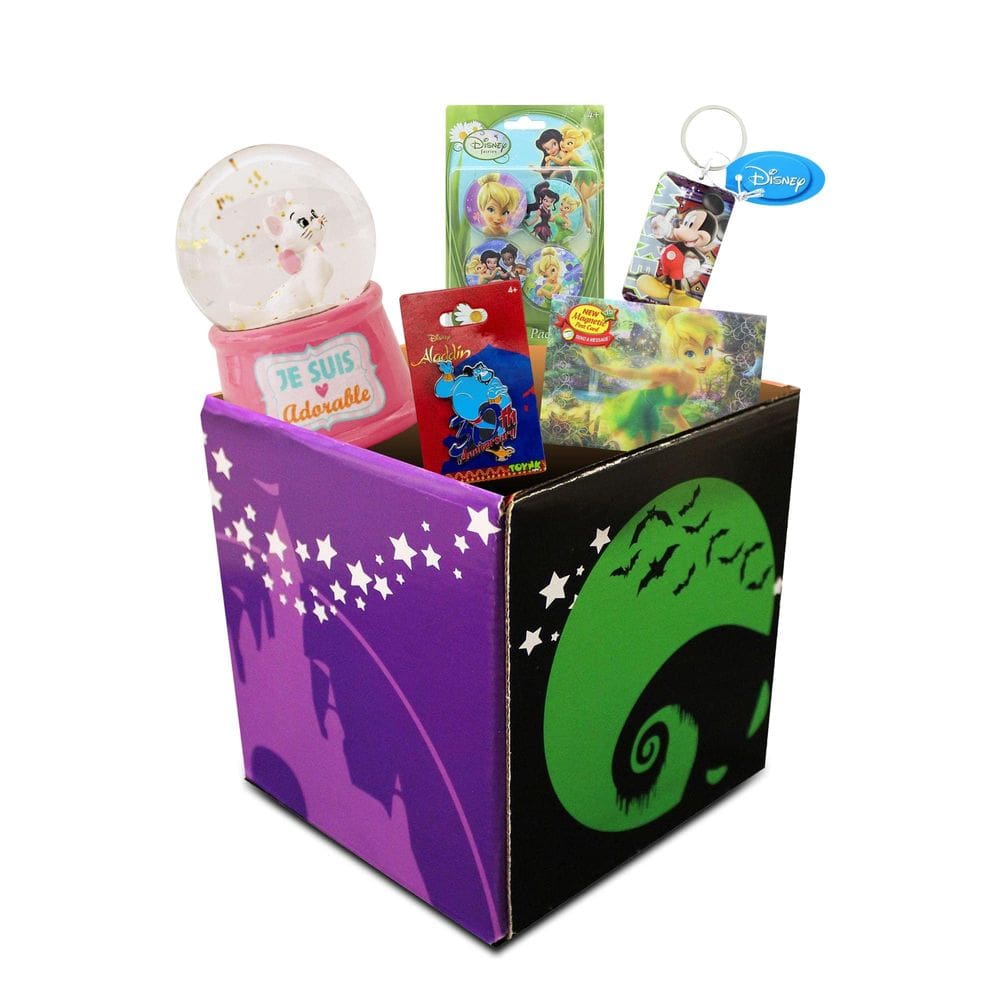 Caixa de presente Disney World of Disney Looksee | Inclui 5 itens colecionáveis temáticos da Disney
